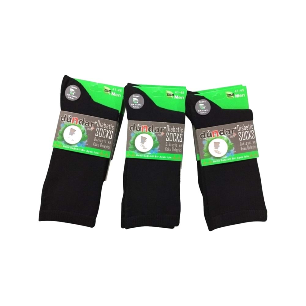 DÜNDAR PLUS 12Lİ ERKEK BAMBU (DİYABETİK) ÇORAP