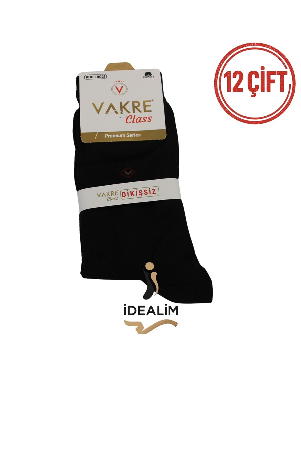 VAKRE 12Lİ ERKEK DİKİŞSİZ SOKET ÇORAP