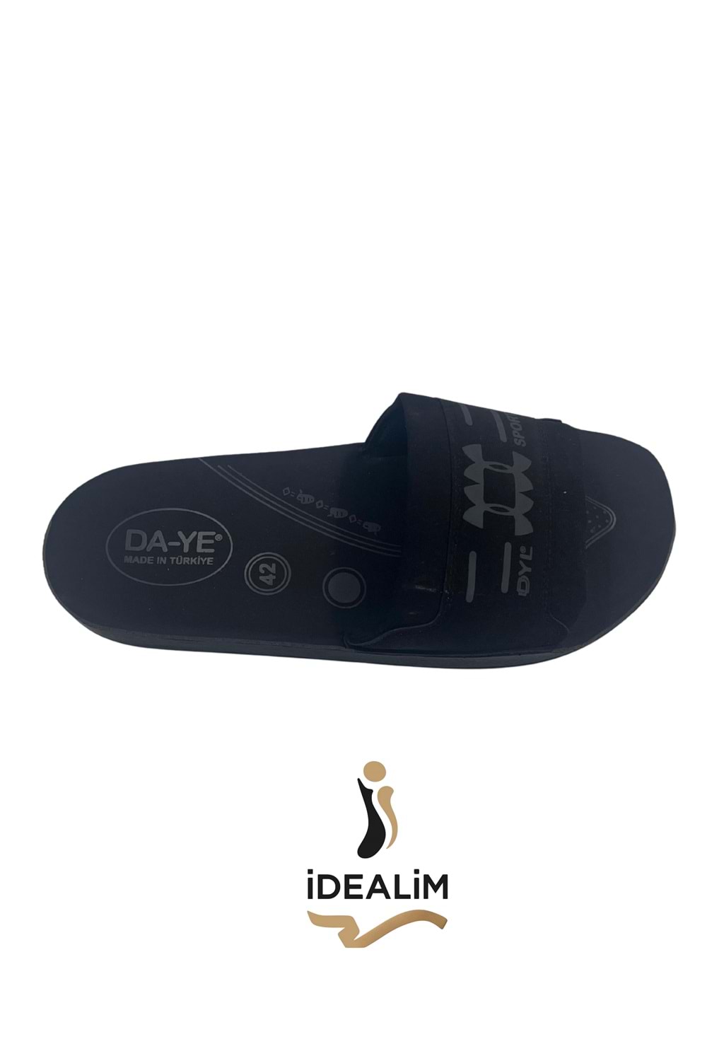 İDEALİM MERDANE RAHAT TABAN TERLİK - 7293 MERDANE - SİYAH - 41