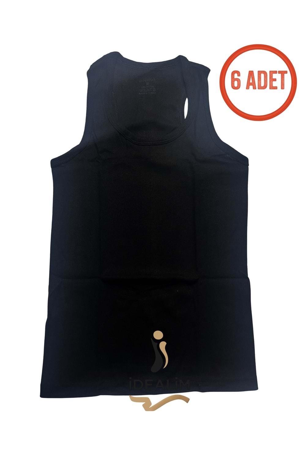 DORUK 6LI ERKEK SPORCU ATLET - SİYAH - M