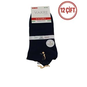 VAKRE 12Lİ ERKEK PATİK-DİKİŞSİZ (Penye)