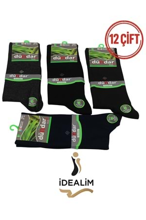 DÜNDAR PLUS 12Lİ GARSON BAMBU 4 MEVSİM ÇORAP - BAMBU - 4780-ASORTİ-36-40