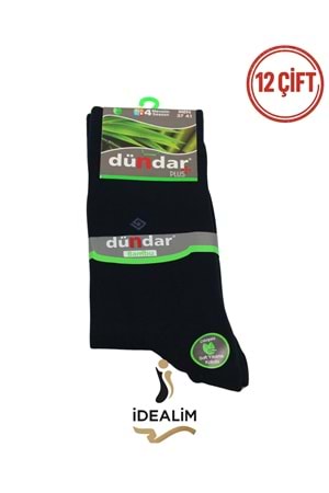 DÜNDAR PLUS 12Lİ GARSON BAMBU 4 MEVSİM ÇORAP - BAMBU - 4780-LACİVERT-36-40