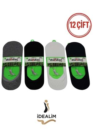 DÜNDAR PLUS 12Lİ ERKEK BAMBU BABET ÇORAP - BAMBU - ASORTİ - 40-44