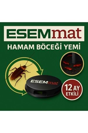 ESEMmat Hamam Böcek Yemi 12 Ay etkili (4 yemli)