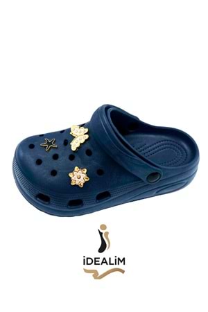 İDEALİM Rahat Tabanlı Yüksek Ölçekli Hastane Aşçı Hemşire Doktor Terliği - 225 İNCİ TAŞLI - LACİVERT - 37