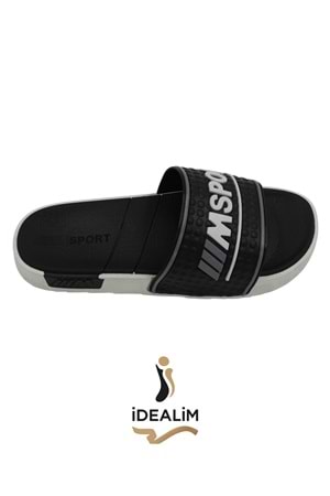 İDEALİM Merdane Rahat Pvc Taban Terlik - ART:031-2 MSPORT - GRİ - 40/41