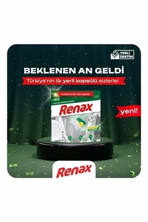 RENAX 33LÜ BULAŞIK MAKİNASI TABLETİ