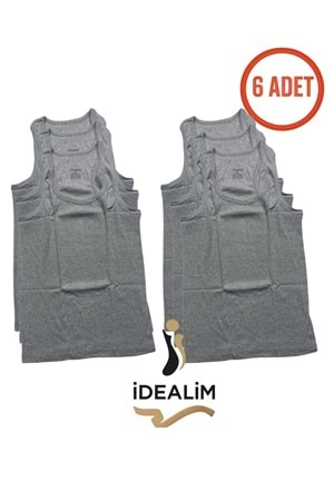 DORUK 6LI ERKEK SPORCU ATLET - GRİ - S