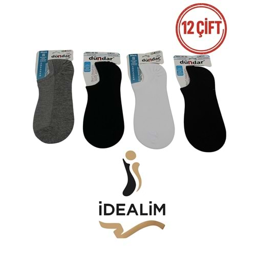 DÜNDAR PLUS 12Lİ ERKEK COTTON SNEAKER - COTTON - 5558-ASORTİ-40-44