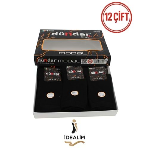 DÜNDAR PLUS 12Lİ KADIN MODAL SOKET ÇORAP