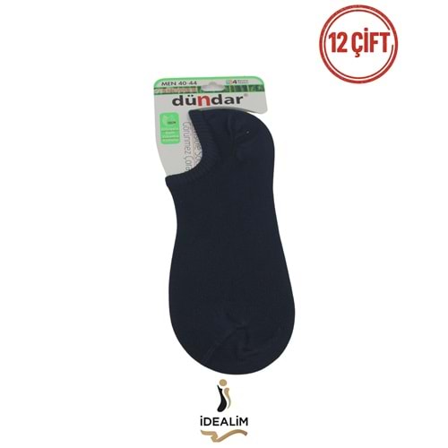 DÜNDAR PLUS 12Lİ ERKEK SNEAKERS ÇORAP - BAMBU - 6883-LACİVERT-40-44