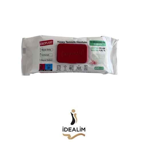 KOROPLAST 100LÜ YÜZEY TEMİZLİK HAVLUSU