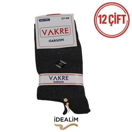 VAKRE 12Lİ ERKEK GARSON SOKET