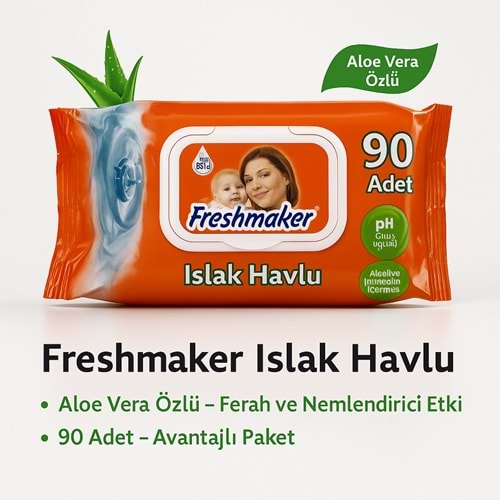 FREESMAKER 90LI ISLAK MENDİL