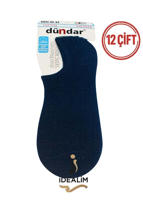 DÜNDAR PLUS 12Lİ ERKEK COTTON SNEAKER - COTTON - 5558-LACİVERT-40-44