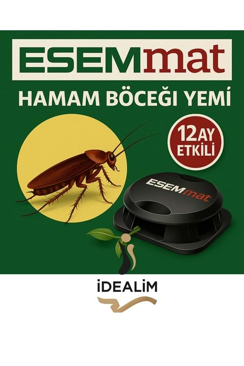 ESEMmat Hamam Böcek Yemi 12 Ay etkili (4 yemli)