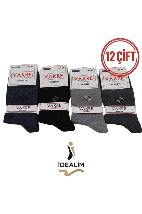 VAKRE 12Lİ ERKEK GARSON SOKET