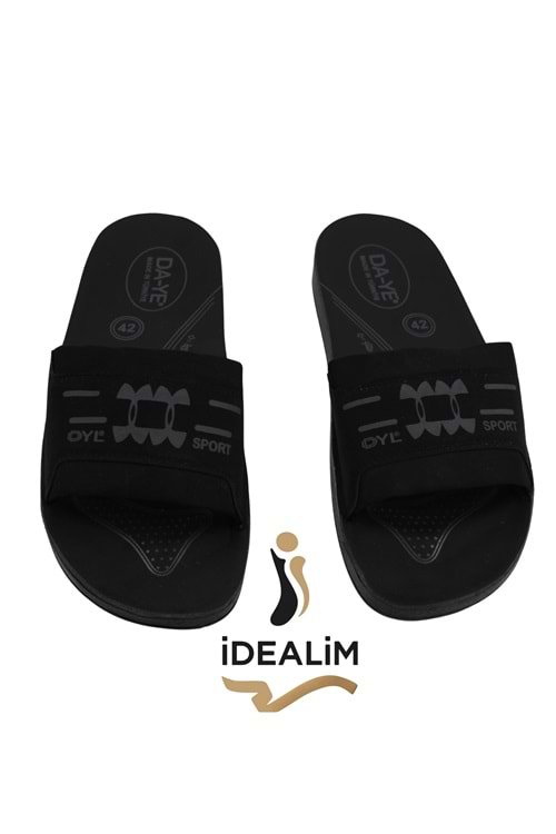 İDEALİM MERDANE RAHAT TABAN TERLİK - 7293 MERDANE - SİYAH - 41