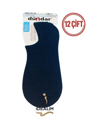 DÜNDAR PLUS 12Lİ ERKEK COTTON SNEAKER - COTTON - 5558-LACİVERT-40-44