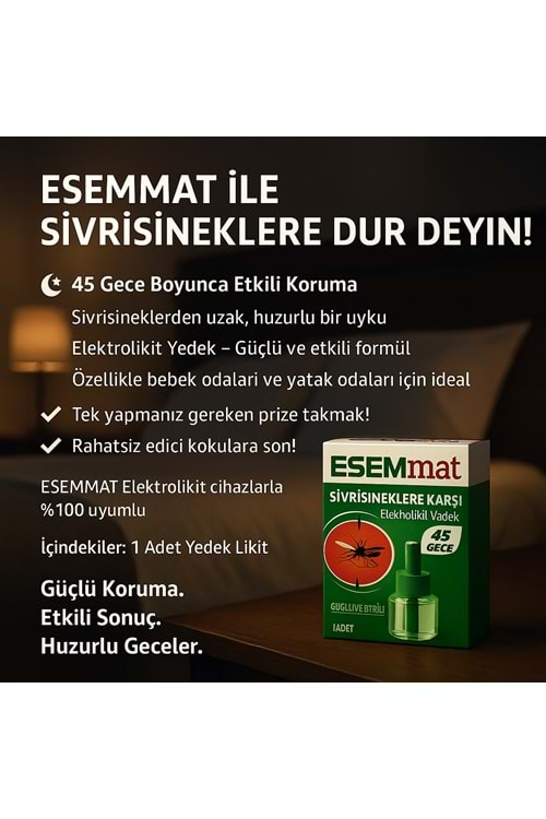 ESEMmat Elektrolikit Yedek 45 Gece