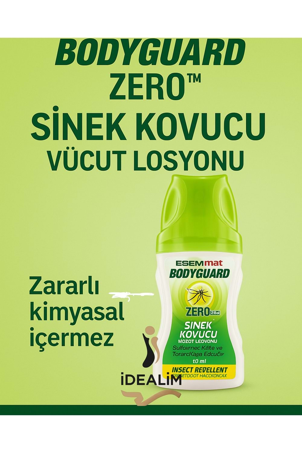 ESEMmat BODYGUARD Zero Vegan Kovucu Losyon 75 ml