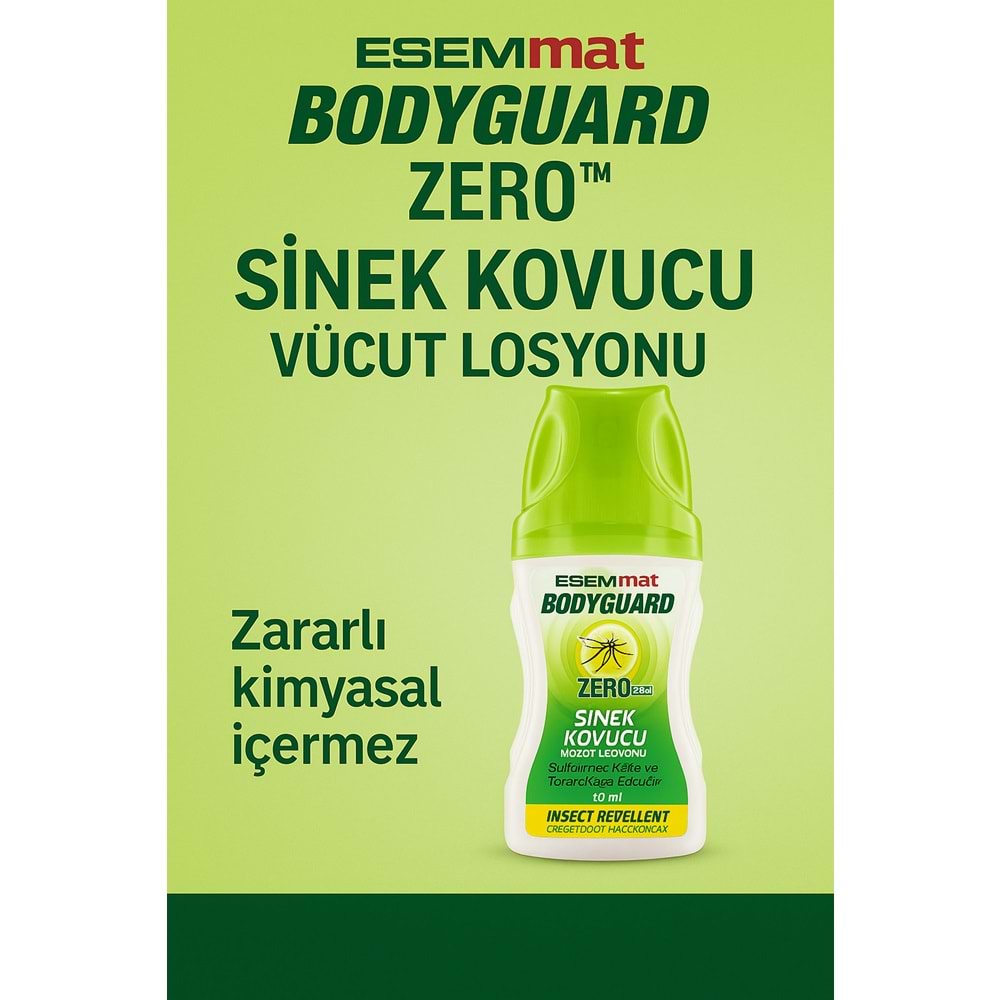 ESEMmat BODYGUARD Zero Vegan Kovucu Losyon 75 ml