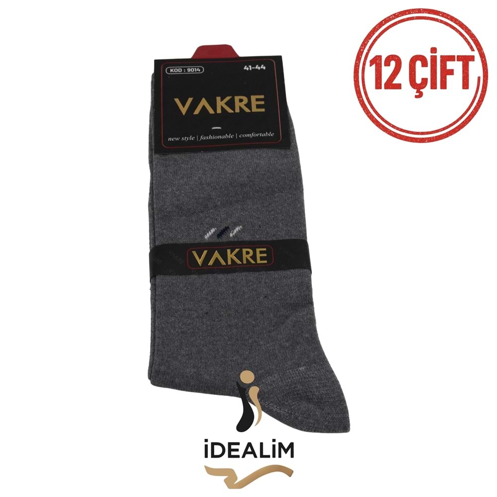 VAKRE 12Lİ ERKEK SOKET ÇORAP