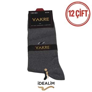 VAKRE 12Lİ ERKEK SOKET ÇORAP