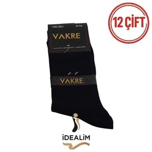 VAKRE 12Lİ ERKEK SOKET ÇORAP