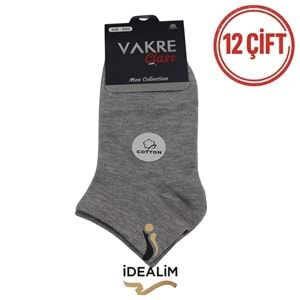 VAKRE 12Lİ ERKEK PENYE PATİK - PENYE PATİK - ASORTİ - 40-44