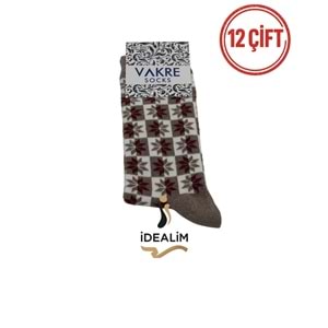 VAKRE 12Lİ BAYAN SOKET ÇORAP