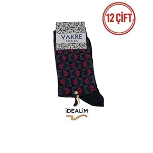 VAKRE 12Lİ BAYAN SOKET ÇORAP