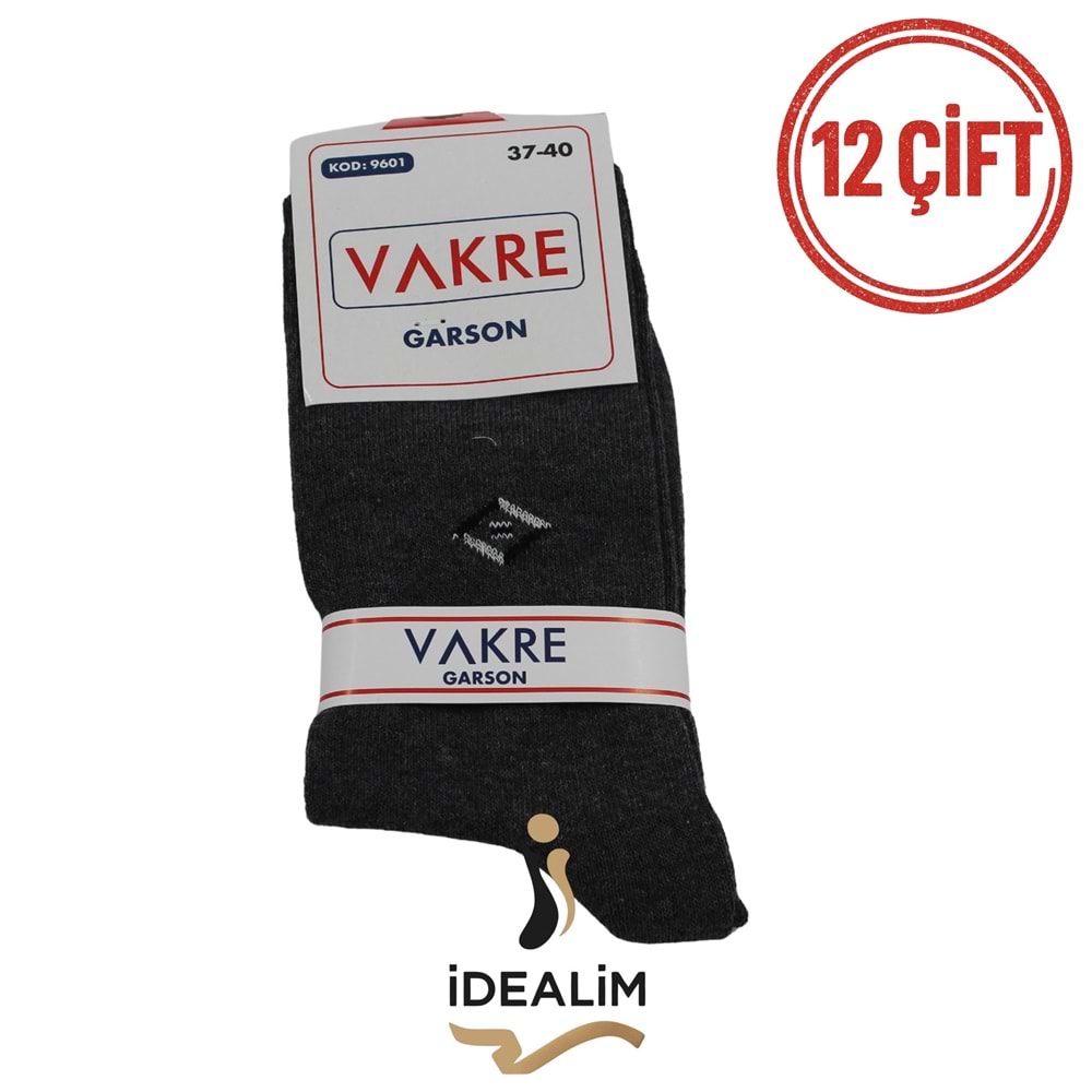 VAKRE 12Lİ ERKEK GARSON SOKET