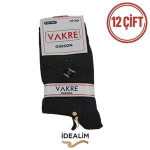 VAKRE 12Lİ ERKEK GARSON SOKET