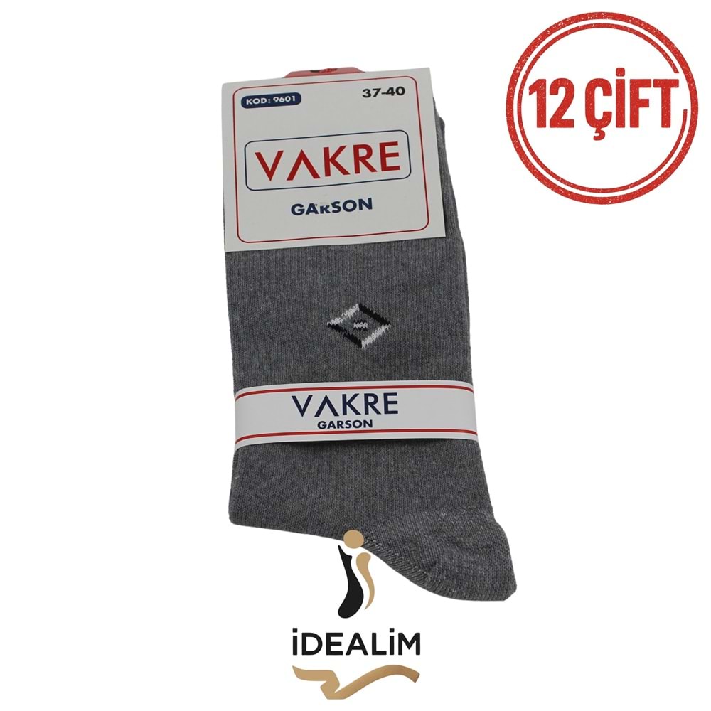 VAKRE 12Lİ ERKEK GARSON SOKET