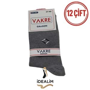 VAKRE 12Lİ ERKEK GARSON SOKET
