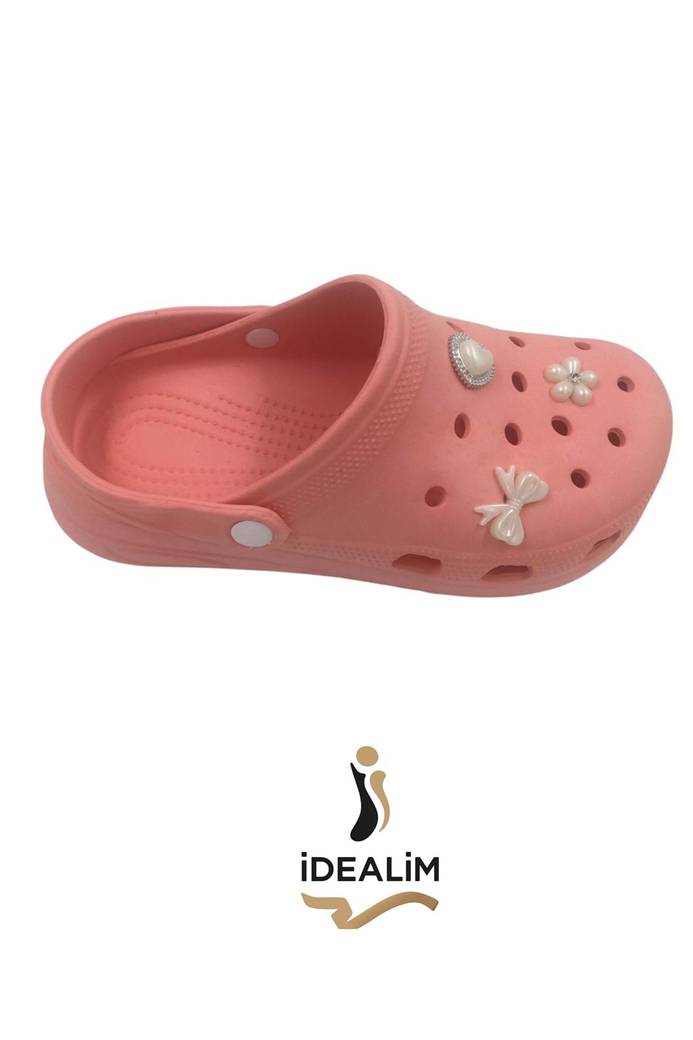 İDEALİM Rahat Tabanlı Yüksek Ölçekli Hastane Aşçı Hemşire Doktor Terliği - 225 İNCİ TAŞLI - MANGO - 36