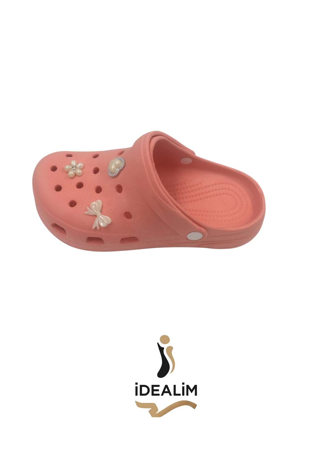 İDEALİM Rahat Tabanlı Yüksek Ölçekli Hastane Aşçı Hemşire Doktor Terliği - 225 İNCİ TAŞLI - MANGO - 36