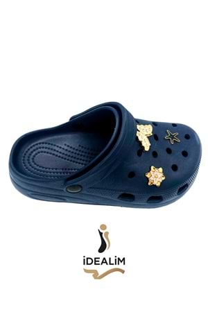 İDEALİM Rahat Tabanlı Yüksek Ölçekli Hastane Aşçı Hemşire Doktor Terliği - 225 İNCİ TAŞLI - LACİVERT - 37