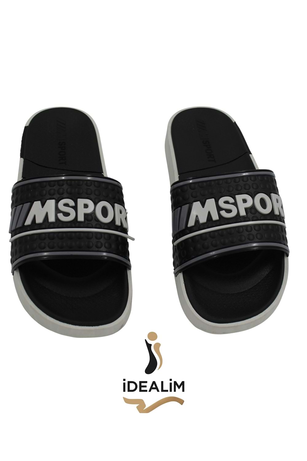 İDEALİM Merdane Rahat Pvc Taban Terlik - ART:031-2 MSPORT - GRİ - 40/41