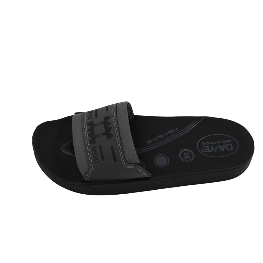 İDEALİM Merdane Rahat Pvc Taban Terlik - ART:031-2 MSPORT - GRİ - 43