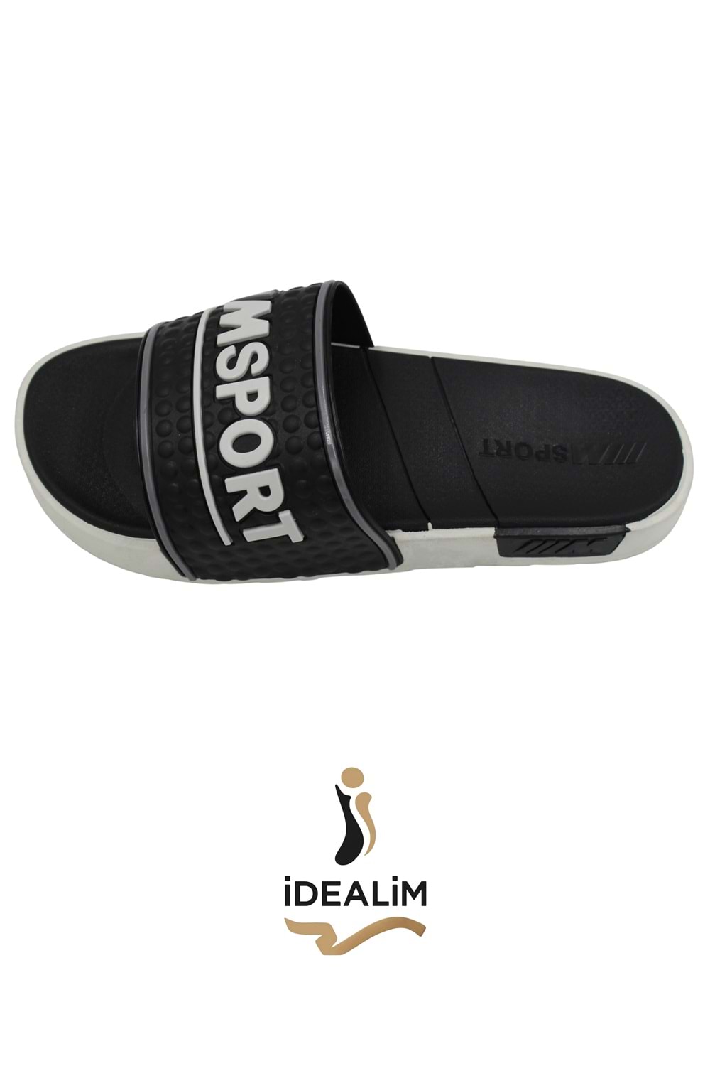 İDEALİM Merdane Rahat Pvc Taban Terlik - ART:031-2 MSPORT - GRİ - 40/41