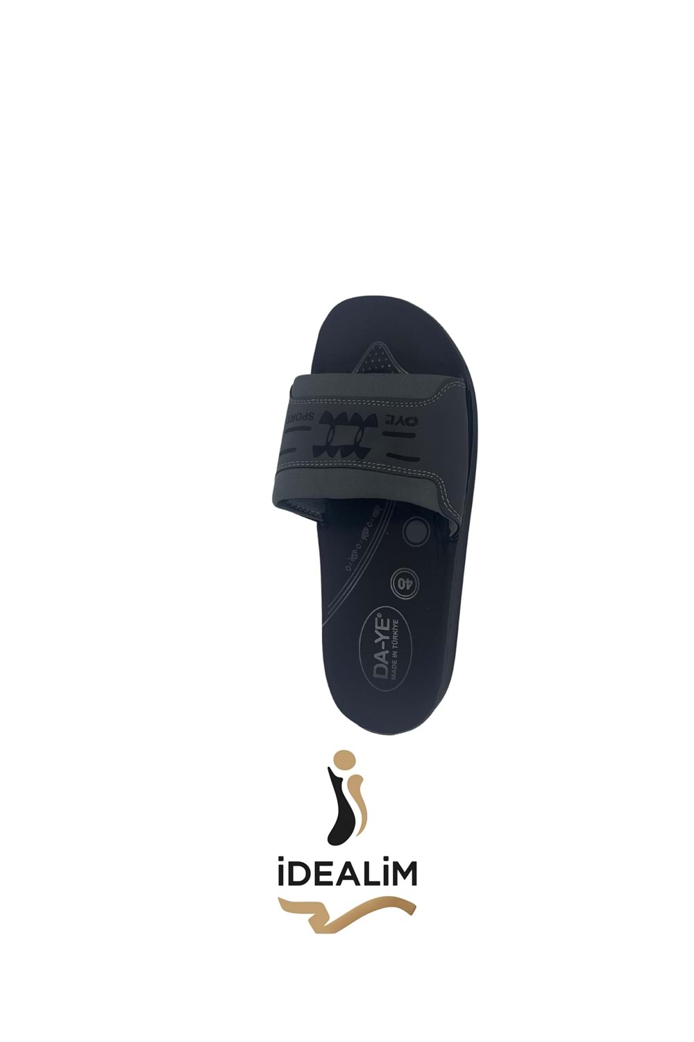 İDEALİM MERDANE RAHAT TABAN TERLİK - 25693 GARSON - GRİ - 40