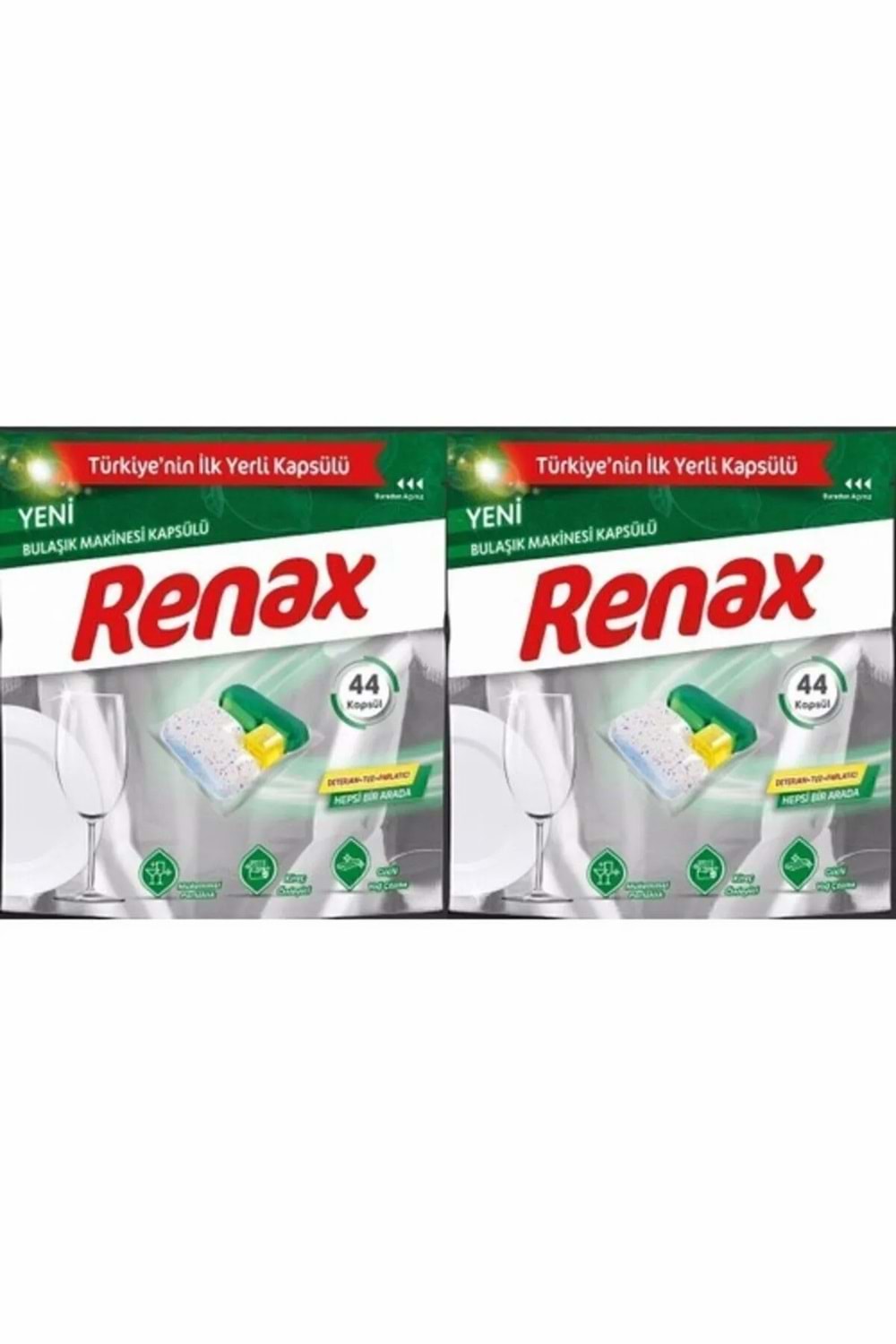 RENAX 44LÜ BULAŞIK MAKİNASI TABLETİ