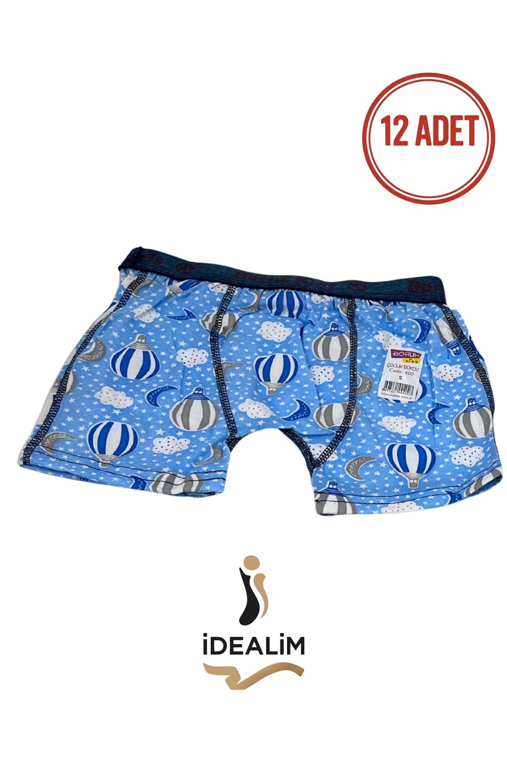 DORUK ERK ÇOCUK 12Lİ EMP BOXER - ASORTİ - 3