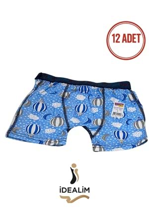 DORUK ERK ÇOCUK 12Lİ EMP BOXER - ASORTİ - 3