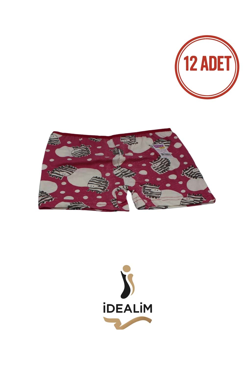 DORUK 12Lİ KIZ ÇOCUK EMP BOXER - ASORTİ - 2