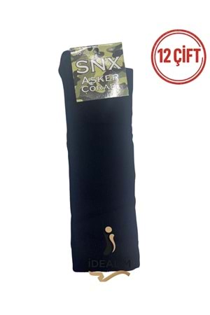 SNX ASKER ÇORABI - ASKER - SİYAH - 40-44